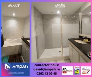 remplacement baignoire en appartement